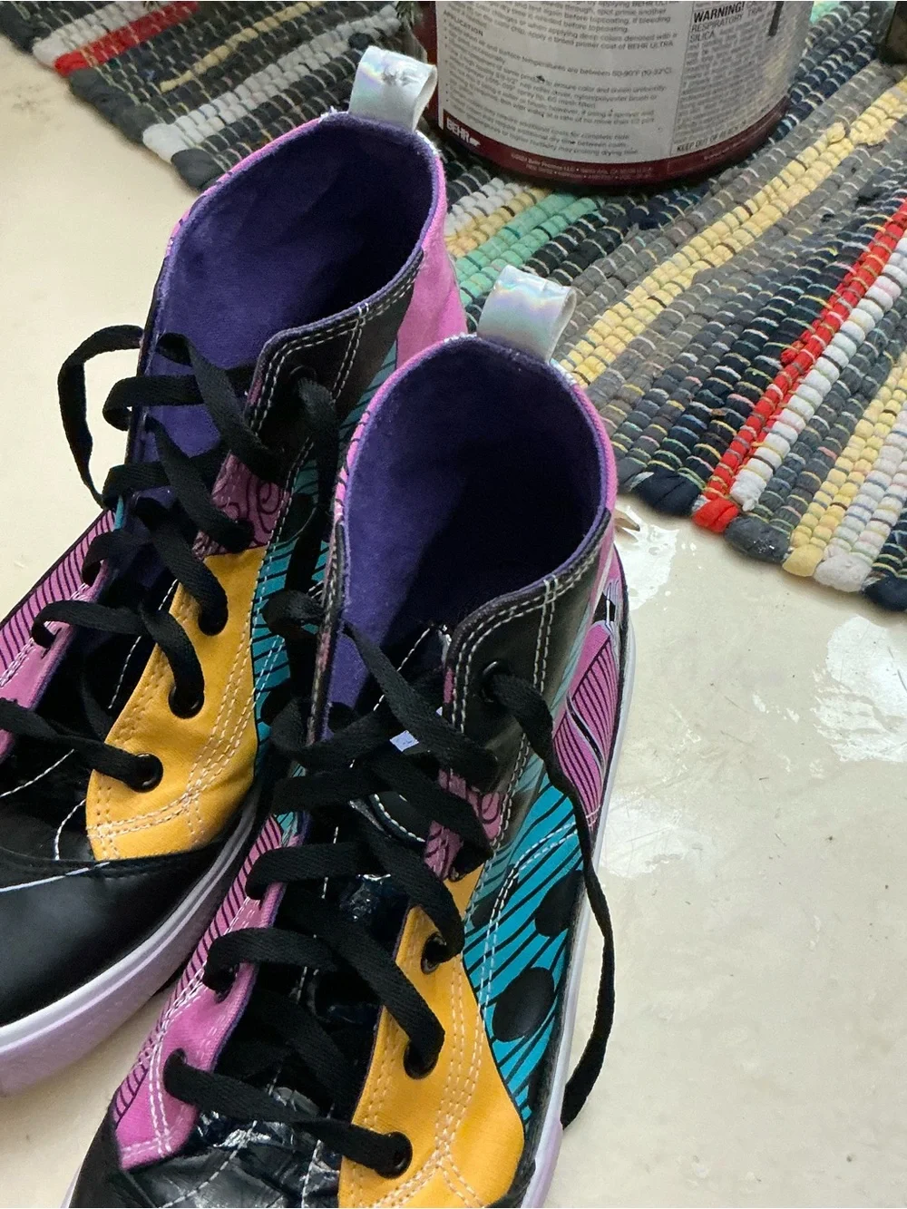 Disney Nightmare Before Christmas High Top Sneakers  Womens Size 10